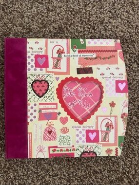 Two of Us time capsule memory book for couples